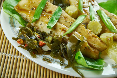 Honey-Soy Cod with Ginger Bok Choy