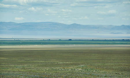 Tract Ulyastayn-Khudo, Mountain basin mongolia.