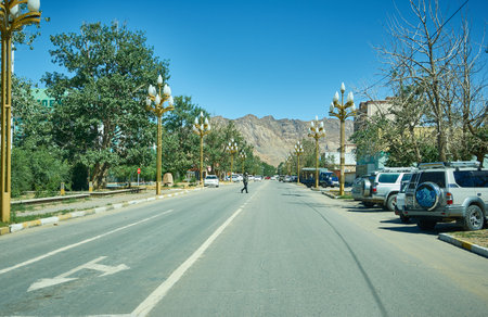 Khovd city,  capital of the Khovd Province of Mongolia, city ââcenter, June 17, 2019のeditorial素材
