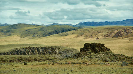 Stony Canyon in the area Zavkhan River,  river in the Govi-Altai Mongolia