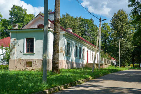 Manor Starzhinsky, Park dworski belarus, Komarovo, Myadzyel districtの写真素材