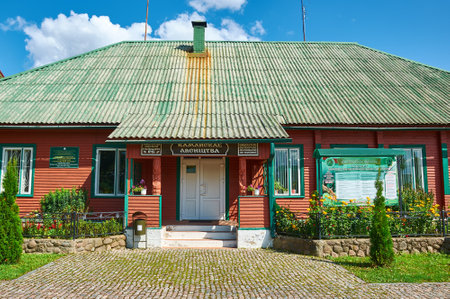 Lyntupy village, Myadel district, Belarus. August 16, 2019のeditorial素材