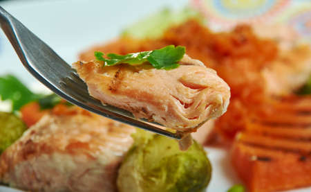 Konkani Grilled Fish, fillets coated with konkani masala, grilled to perfection and served with a...