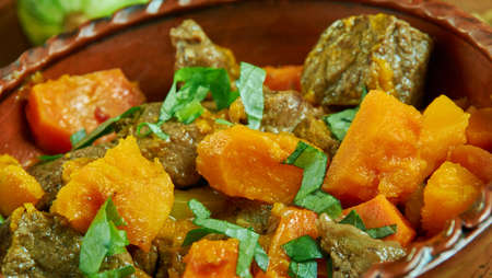 Carne Guisada - Caribbean Beef Stew, popular throughout Latin America, especially in Puerto Rico and the Dominican Republicの写真素材