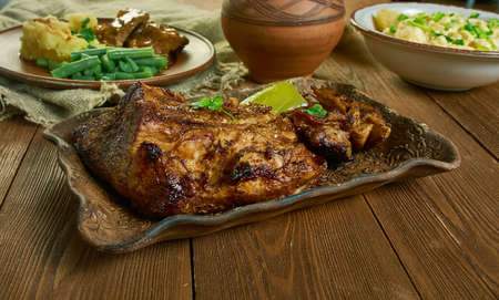 Instant Pot Mississippi Coke Roast, Christmas chuck roast foodの写真素材