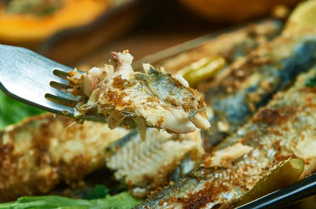 Turkish-Style Fried Fried Anchovy - Hamsi Tava, Turkish Food