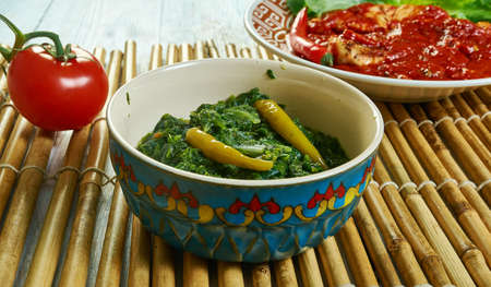 Trinidadian Callaloo,creamy, melt in your mouth, greens-based, coconutty dish , southern Caribbean, ...