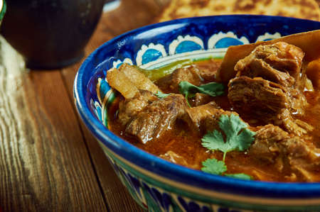 Nihari Ghost,  stew of slow-cooked meat mainly shank meat of beef or lamb and mutton ,Awadhi...