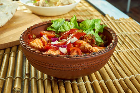 Guvech chicken - traditional Turkish,Bulgarian, Bosnian  stew 