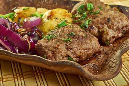 Icelandic breaded lamb chops, classic Icelandic dish