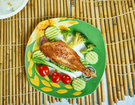 Zamin Doz - whole fish is stuffed with spices