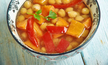 Awadhi  Cholley or Chana Masala, dish originating from the Indian subcontinent.の写真素材