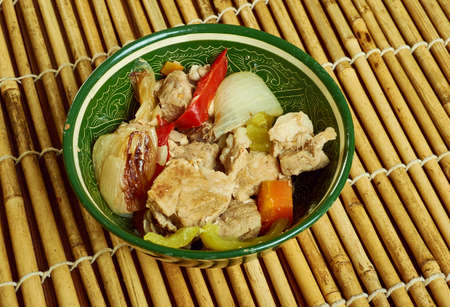 Pork Meat Korma,  traditional Indian korma curriesの写真素材