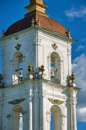 Belfry on the Cathedral Square. Kargopol, Arkhangelsk Region, Russia