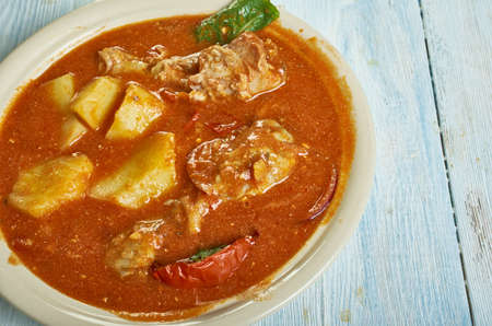 Turli tava - vegetable and meat stew, common main course dish for North Macedonia, Serbia, Bulgaria...