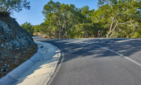 Lycian Way, Walking in Lycian Way. Lycian Way trail. Hiking in nature.