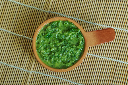 Khobeizeh -raditional Middle Eastern dish and a specialty of Palestine.の写真素材