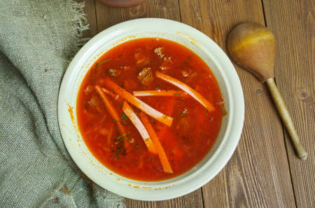 Borstskeitto - Finnish dishes beetroot soup