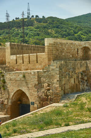 Naryn-Kala fortress View of Derbent city. Republic of Dagestan, Russiaの写真素材
