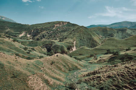 View of the city of Pyatigorsk from the top of Mount Mashuk., City in Stavropol Krai, Russia located on the Podkumok River, oldest spa resortsの写真素材