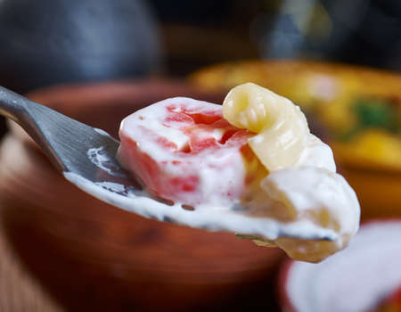 Blitva na leso - Swiss Chard with Potatoes, Dalmatian cuisineの写真素材