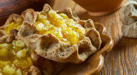 Children's pies figurines of piglets close upの写真素材