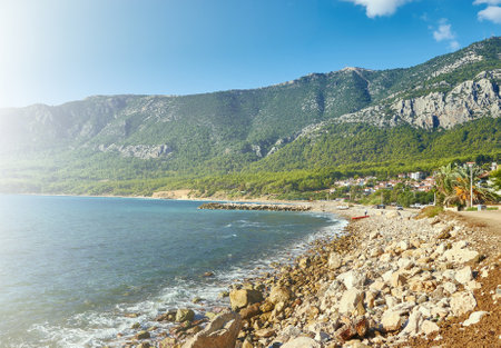 Turkish Riviera. Kumluca district of Antalya Province on the Mediterranean coast of Turkeyの写真素材