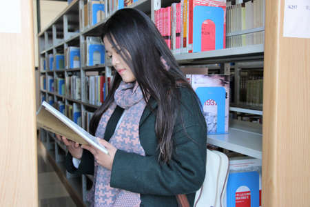 Cute girl in schoolのeditorial素材