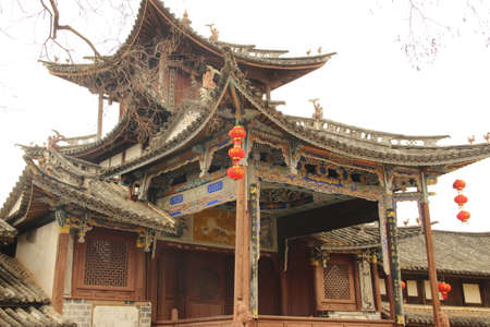 The traditional chinese opera stageのeditorial素材