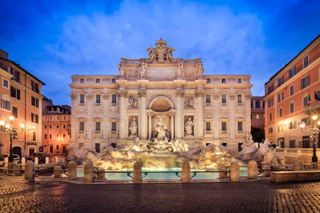 Trevi fountainのeditorial素材