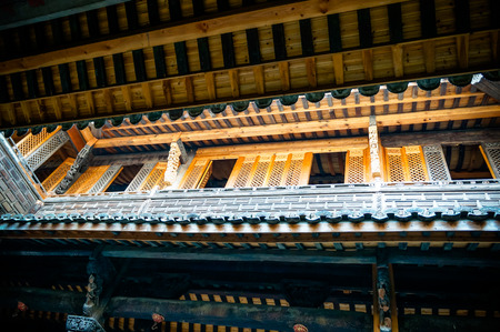 Ancient Chinese housesのeditorial素材