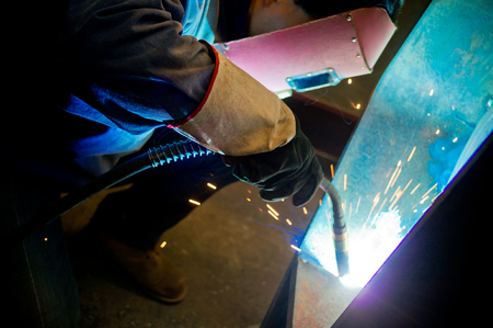 Work a welding workers in factories