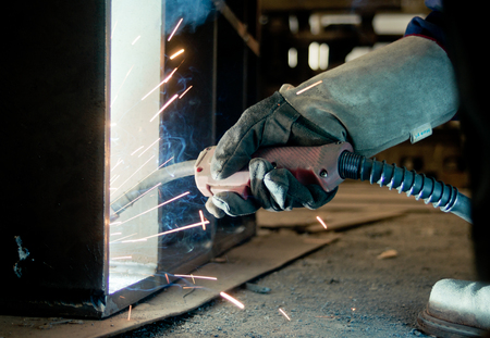 Work a welding workers in factories