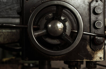  Also the operation of the old machine partsの写真素材