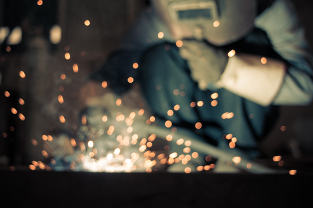 Work a welding workers in factories