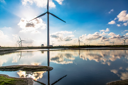 Jiangsu Ocean Port beach sceneryの写真素材