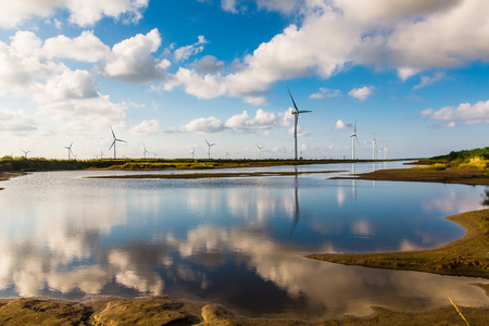 Jiangsu Ocean Port beach sceneryの写真素材