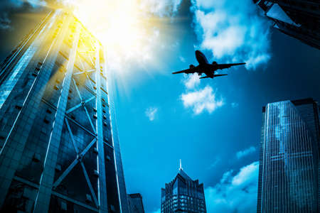 Modern city of high-rise buildingsの写真素材