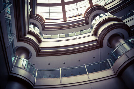 The internal structure of modern architectureの写真素材