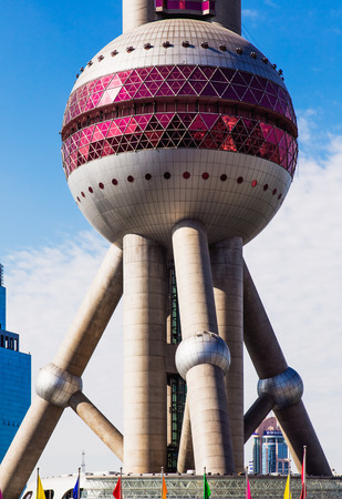 Shanghai Oriental Pearl TV Towerのeditorial素材