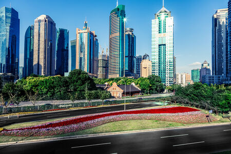 Shanghai Lujiazui cityscape