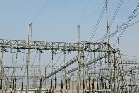 Paddy and power transmission towers