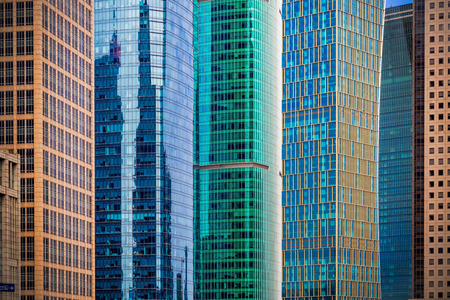 Shanghai Lujiazui cityscapeの写真素材