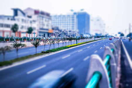 roads in the cityのeditorial素材