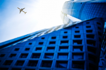 Modern architectural exteriorの写真素材