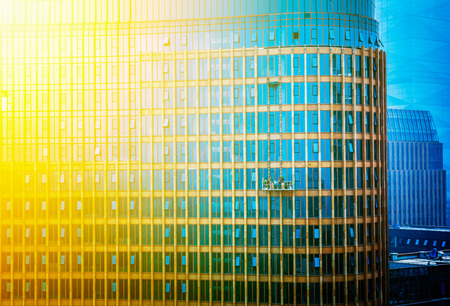 Close up of modern buildingのeditorial素材