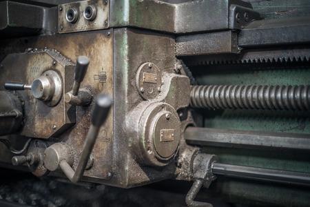 Vintage Lathe -- Detailの写真素材