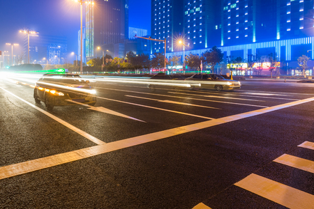 City building street scene and road surfaceのeditorial素材