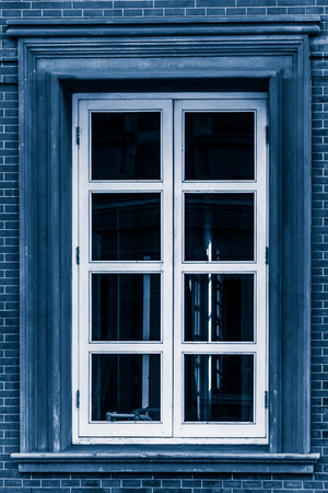 Close-Up Of vintage Window in city of China.のeditorial素材