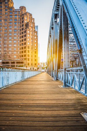 the Waibaidu bridge in Shanghai,China.のeditorial素材
